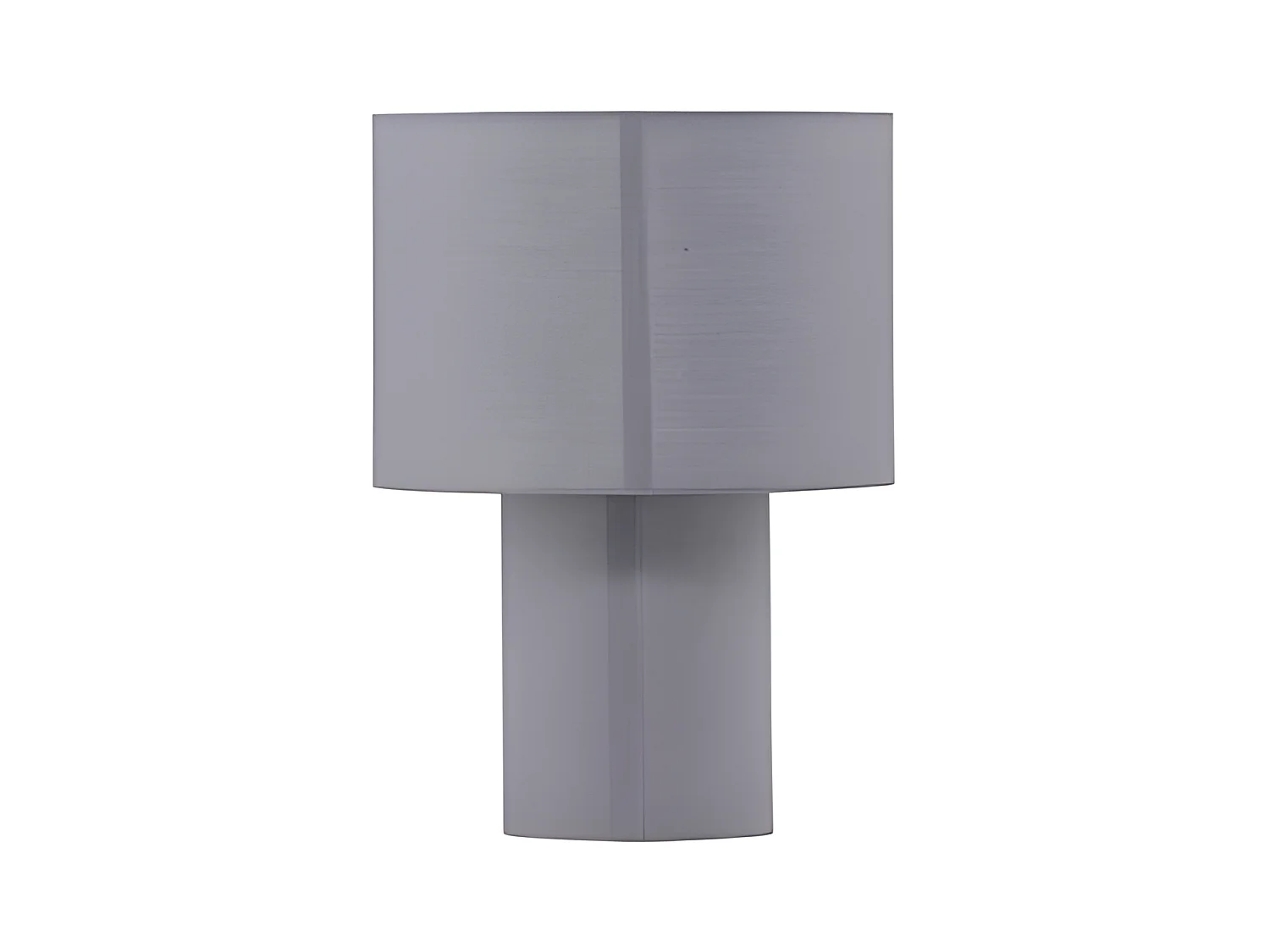 Lampe à Poser Déco "Etenio" 33cm Gris Clair