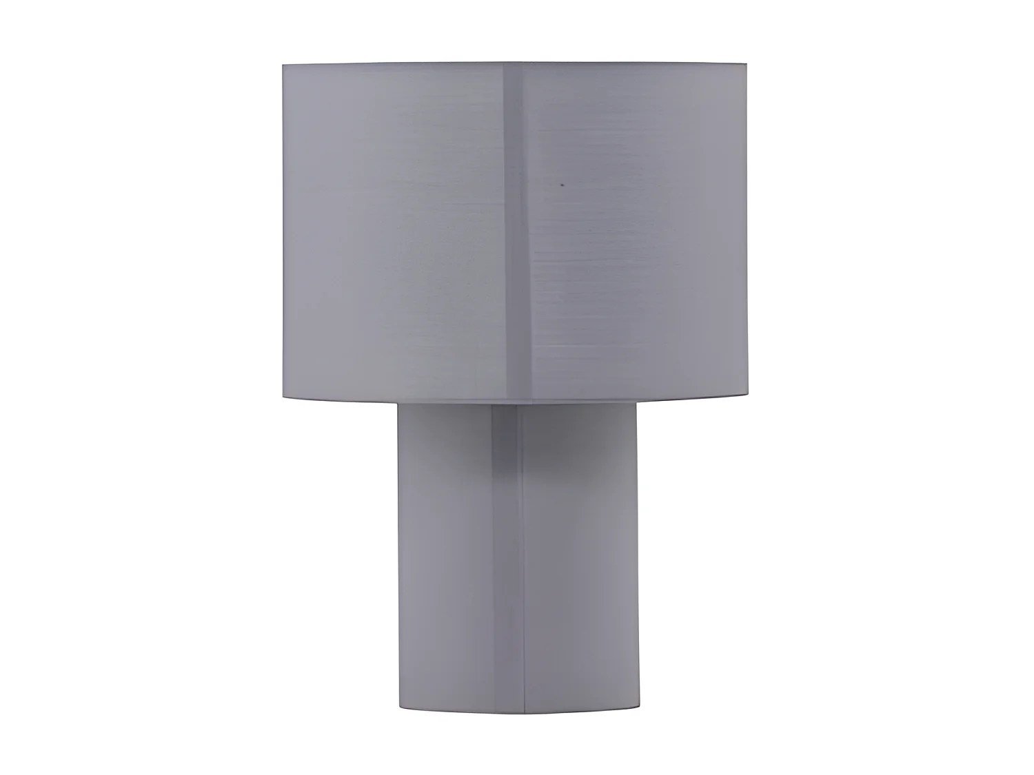 Lampe à Poser Déco "Etenio" 33cm Gris Clair