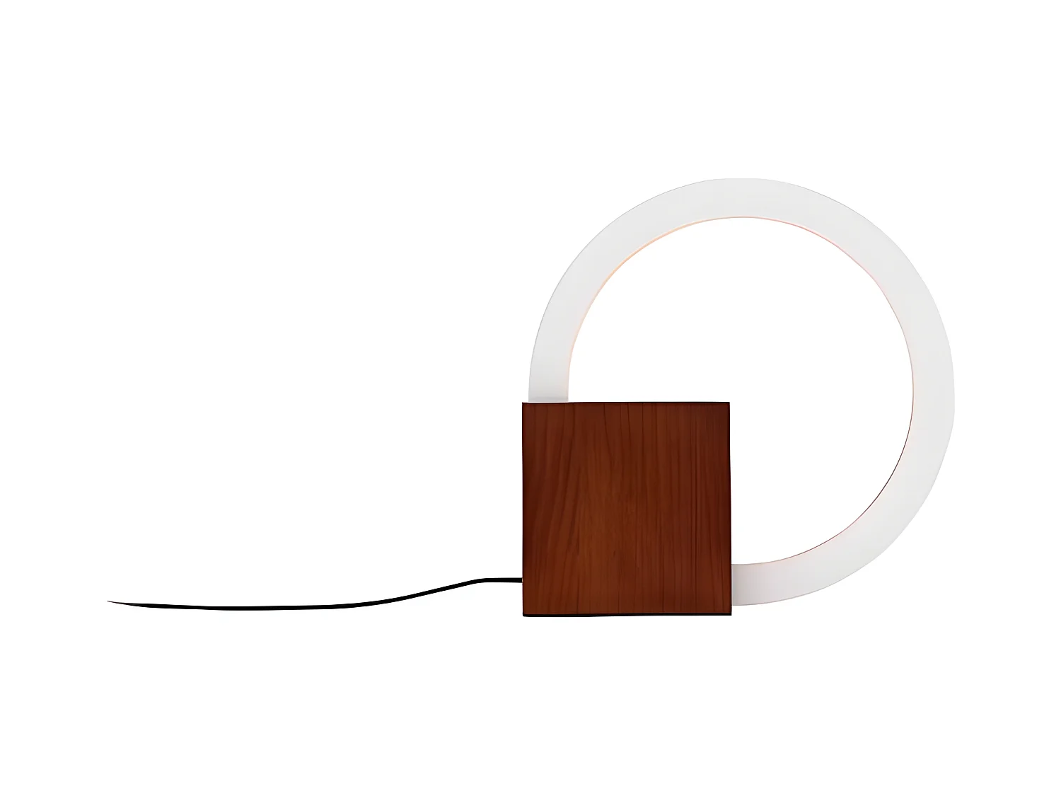 Lampe à Poser Design "Brive" 30cm Blanc