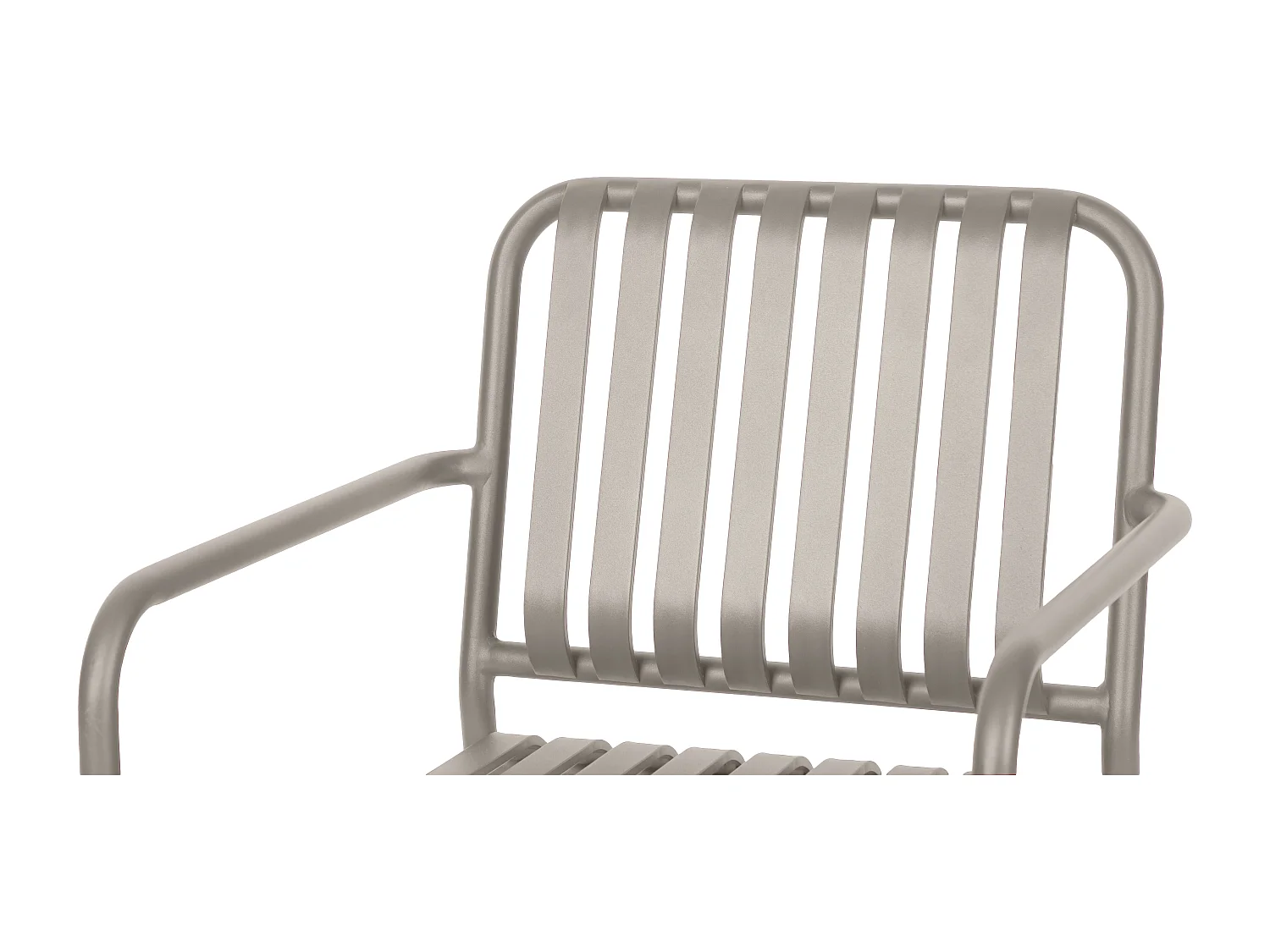 Stella Gartenstuhl stapelbar, grau.