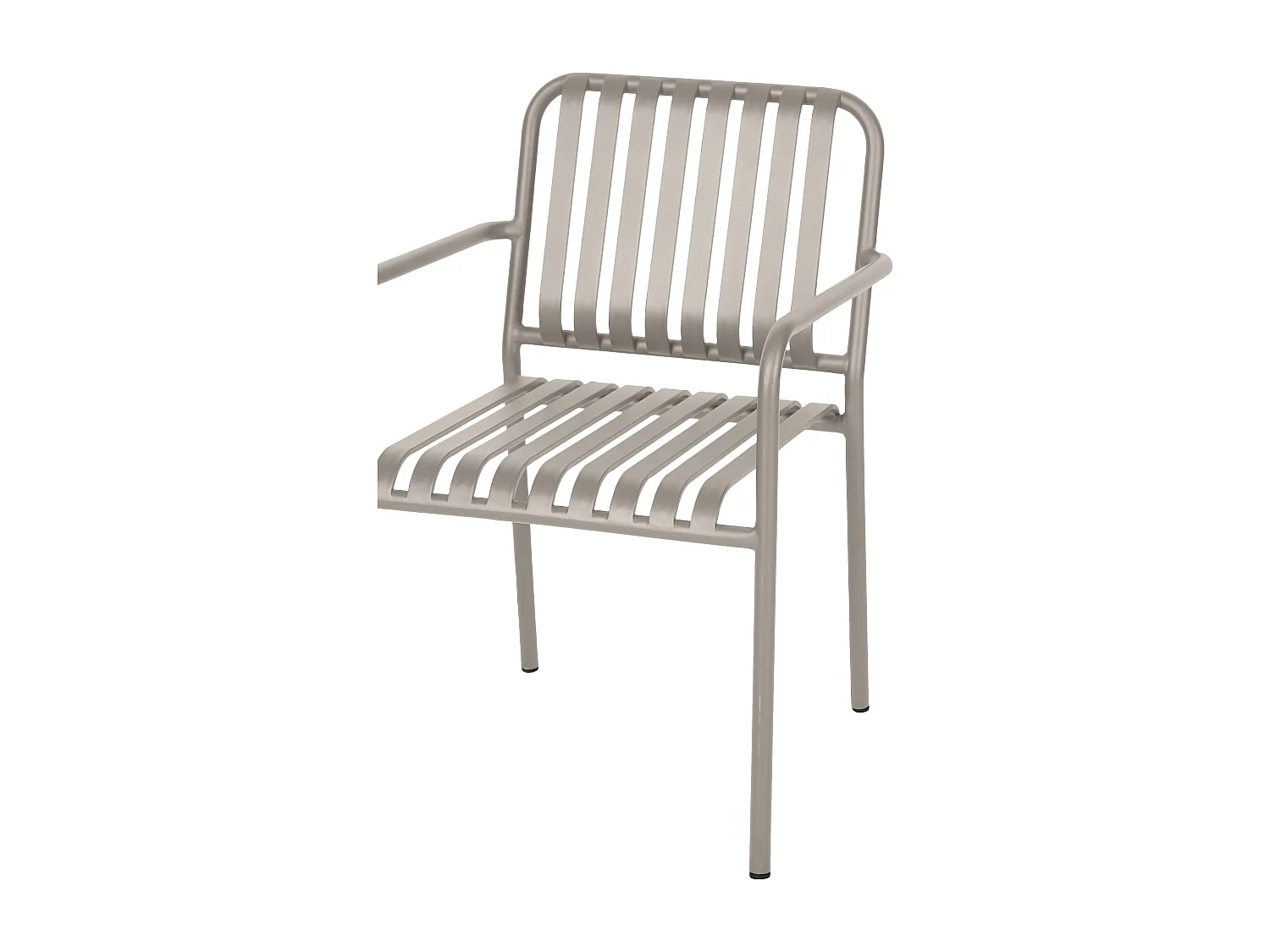 Stella Gartenstuhl stapelbar, grau.