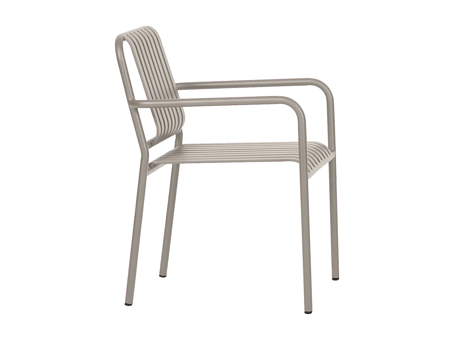 Stella Gartenstuhl stapelbar, grau.