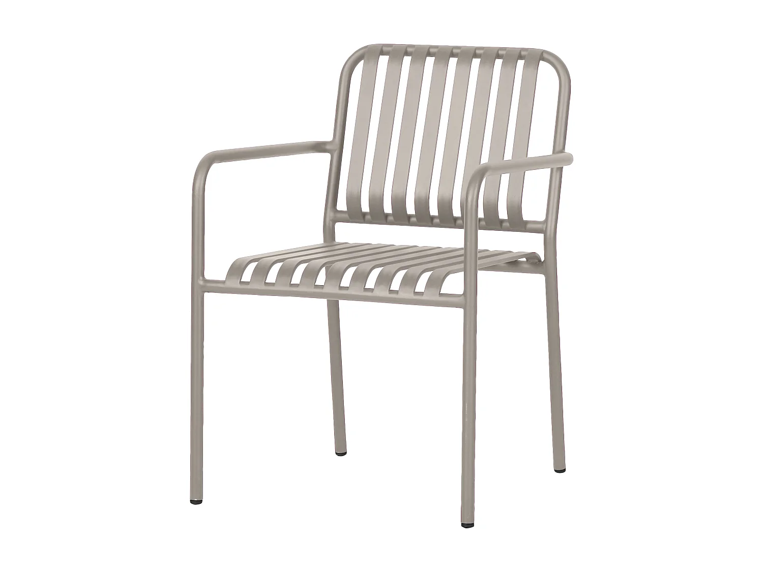 Stella Gartenstuhl stapelbar, grau.