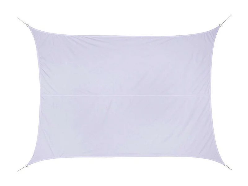 Voile d'ombrage rectangulaire 3 x 4 m - Curacao - Blanc - Hespéride