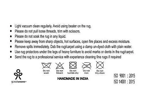 Adoni Teppich handgewebt 160x230cm offwhite, hellgrau.