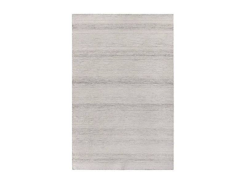 Adoni vloerkleed handgeweven 160x230cm offwhite, lichtgrijs.