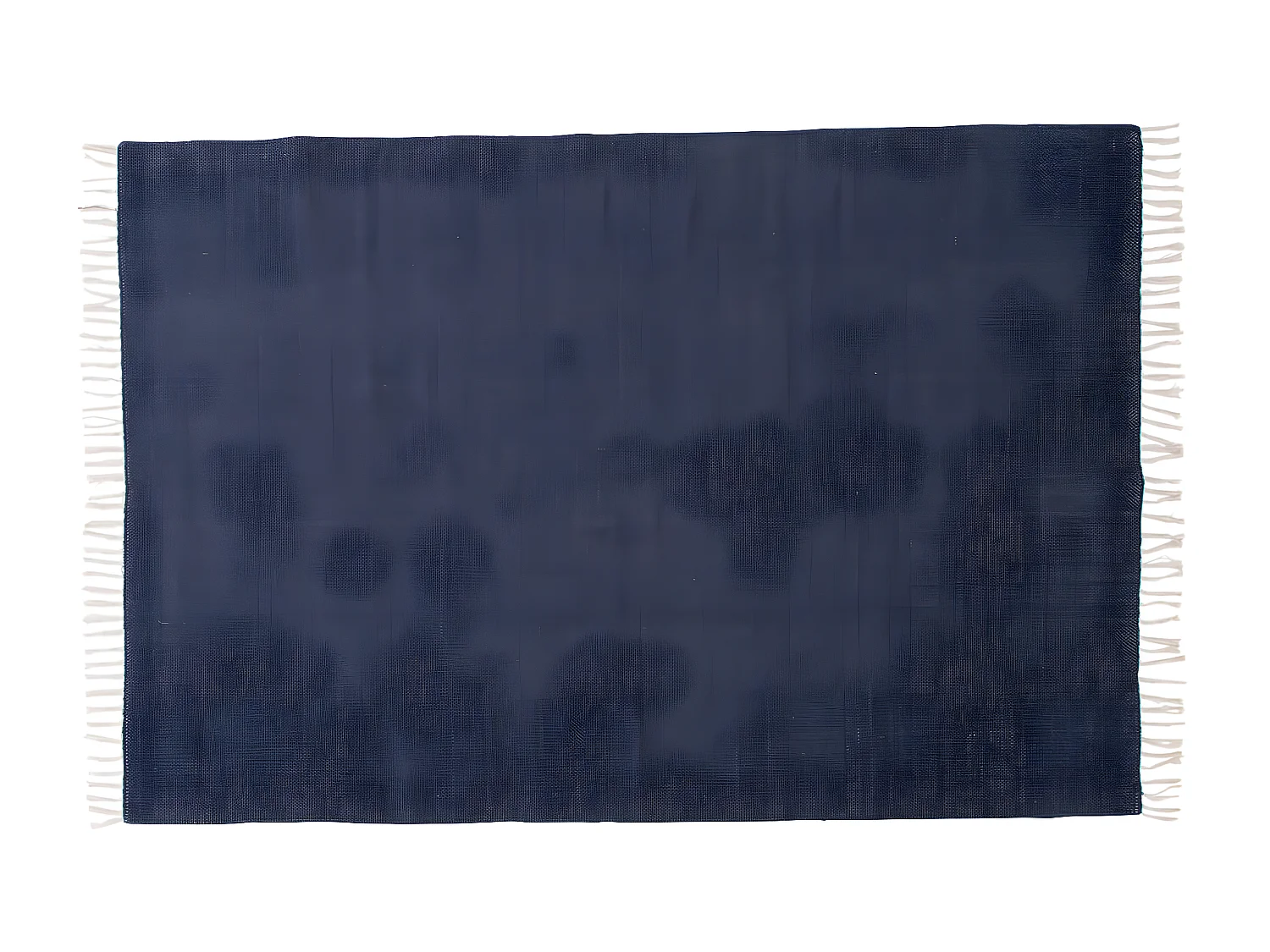Panipat Teppich 240x170 cm Baumwolle blau.