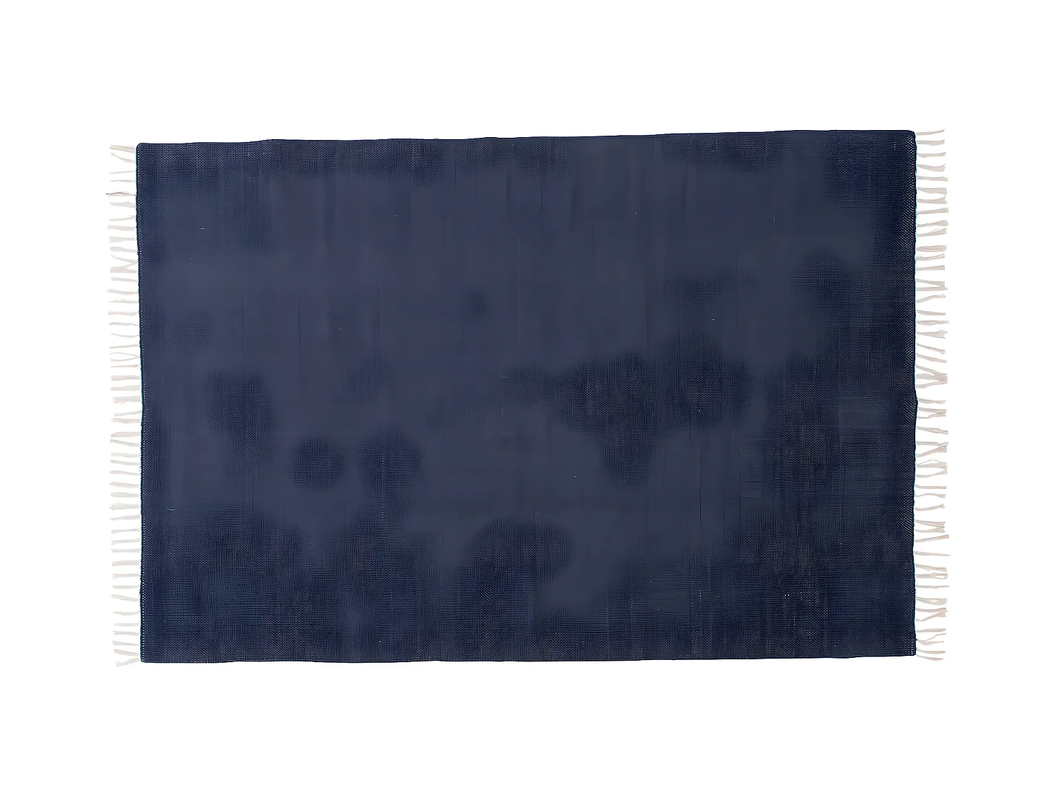 Panipat Teppich 240x170 cm Baumwolle blau.