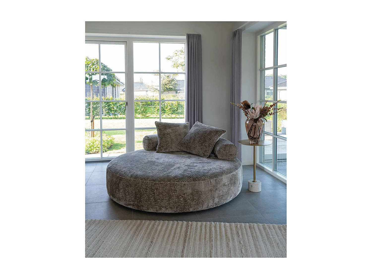 Mango  tapis tufté à la main 160x230cm offwhite.