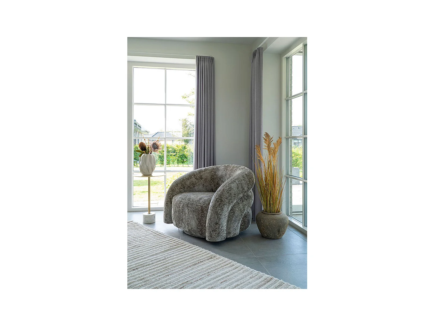Mango Teppich handgetuftet 160x230cm offwhite.