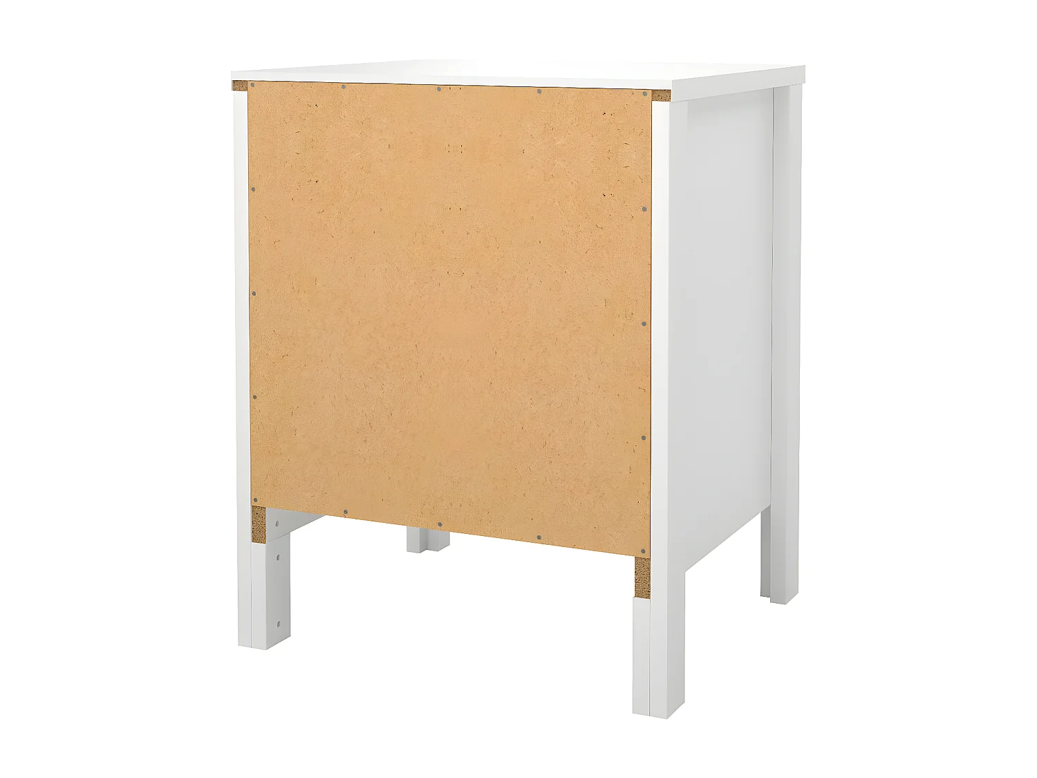 Madrid Nachttisch 2 Schubladen weiß.