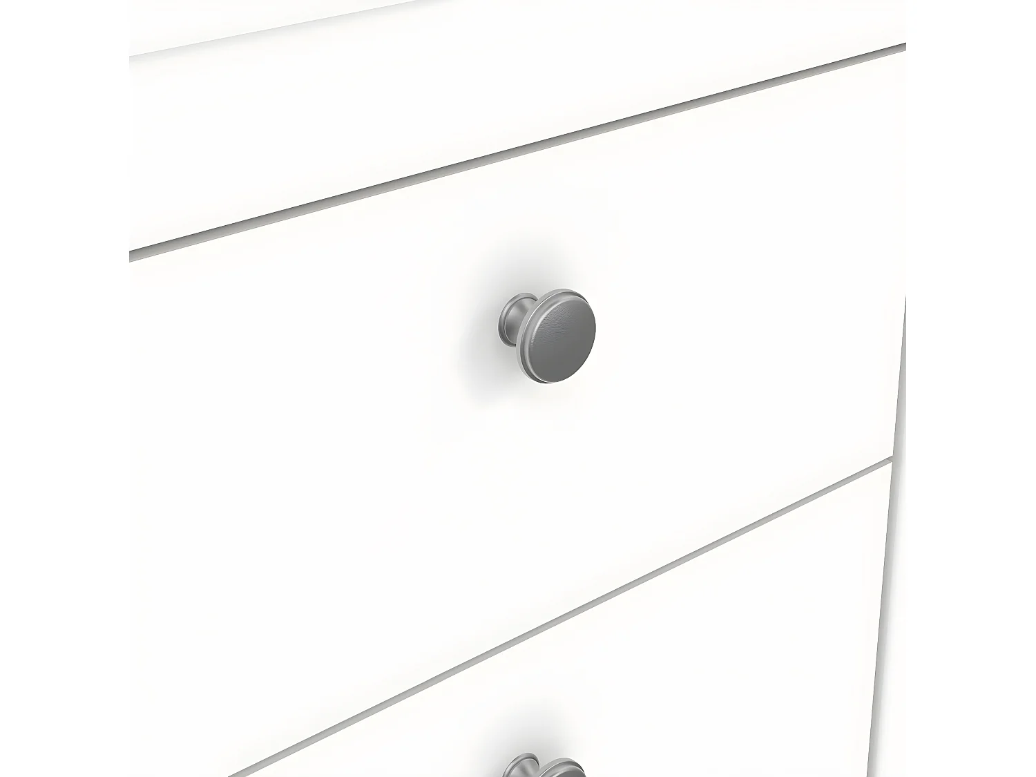 Madrid Nachttisch 2 Schubladen weiß.