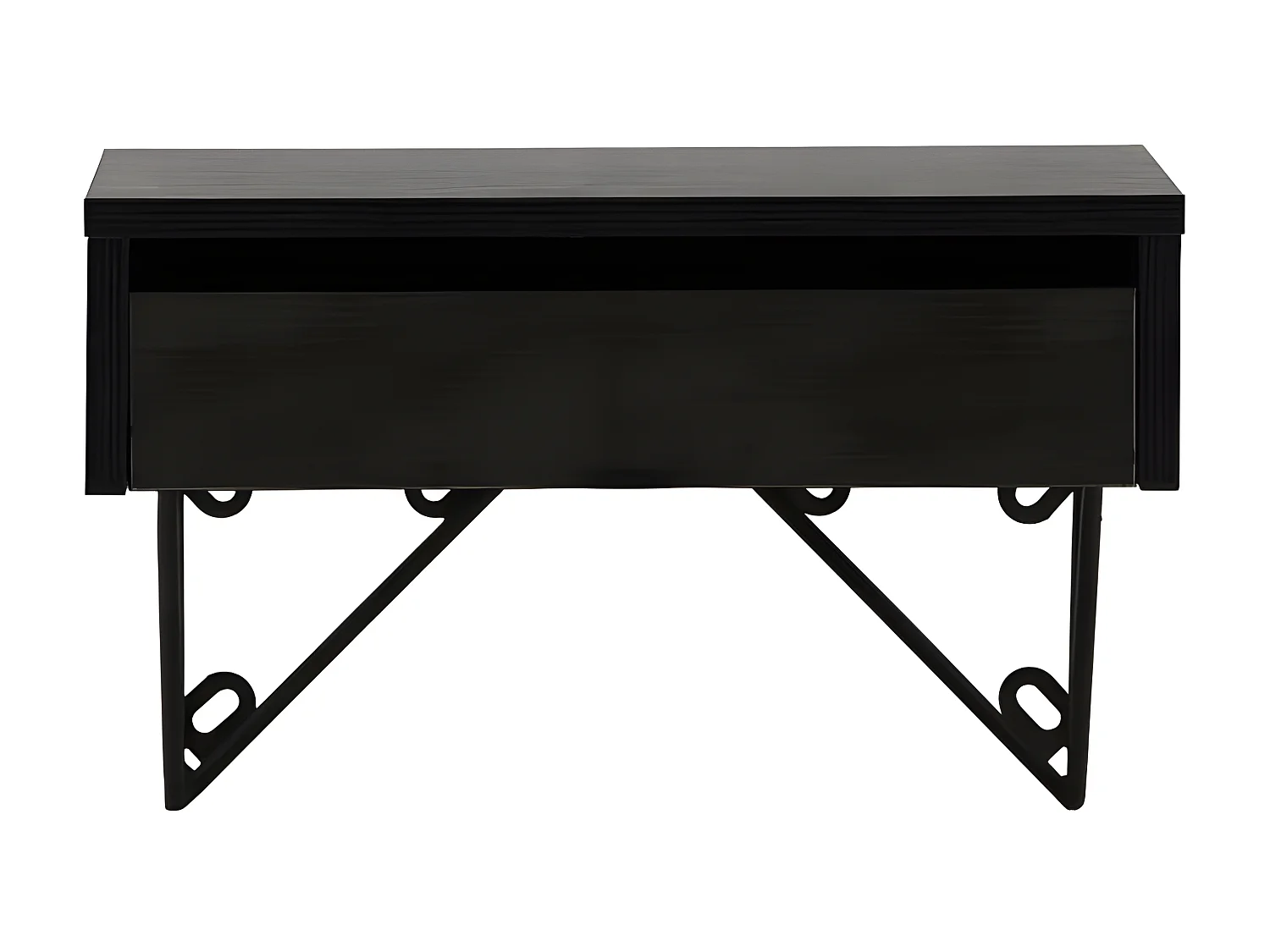 Holy Nachttisch wandhängend 30x41cm schwarz.