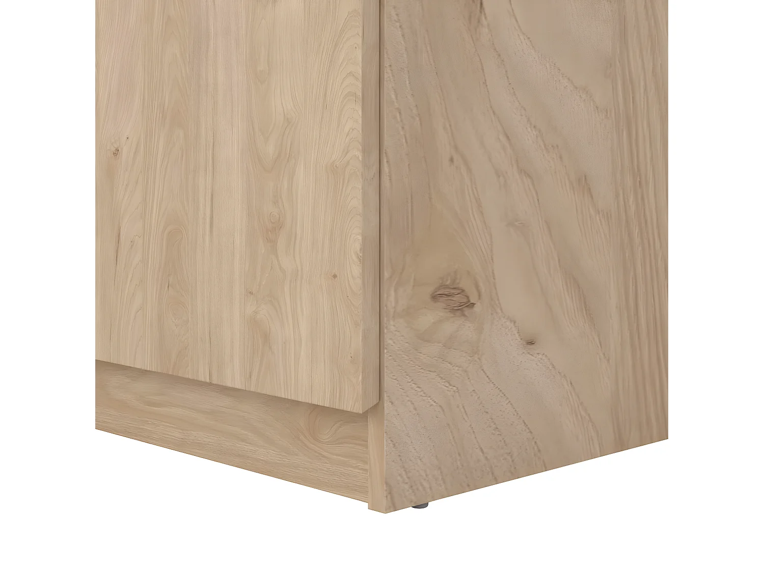 Naia table de nuit porte réversible 1 porte 1 tiroir noyer décor.