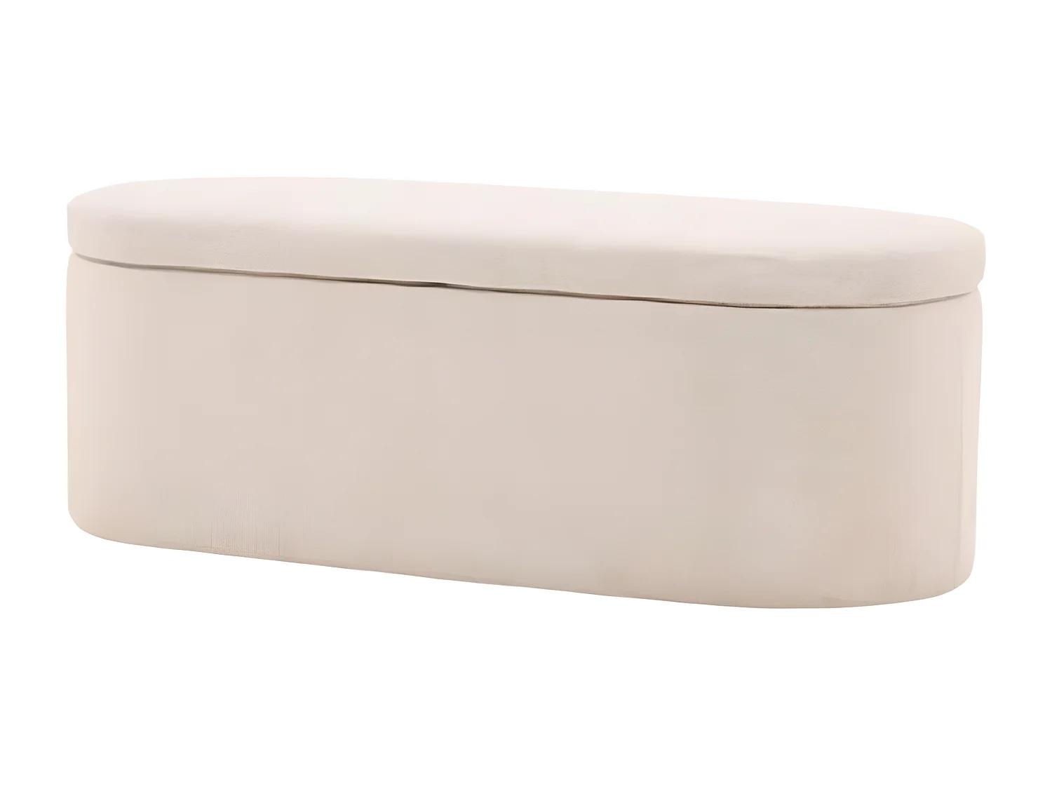 Potenza poef met opslag offwhite.