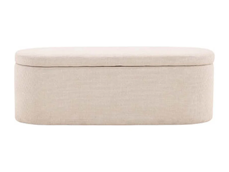 Potenza pouf avec rangement offwhite.