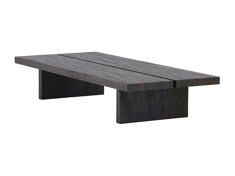 Table Basse "Lancester" 140cm Marron Foncé