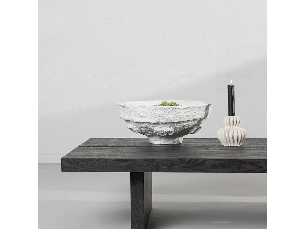 Table Basse "Lancester" 140cm Marron Foncé