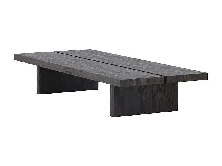 Table Basse "Lancester" 140cm Marron Foncé