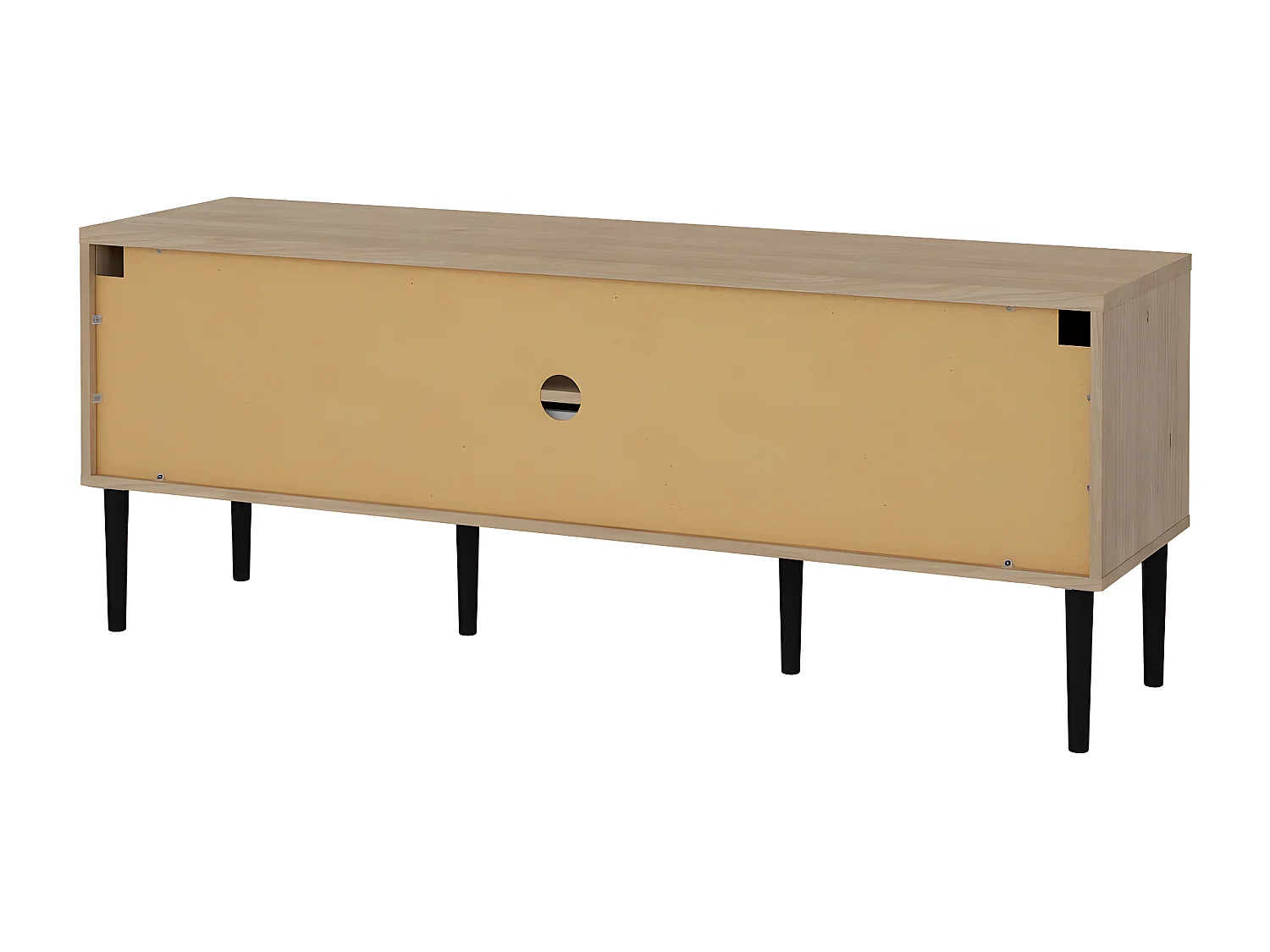 Media TV Tisch 2 Türen 1 Schublade Nussbaum dekor.