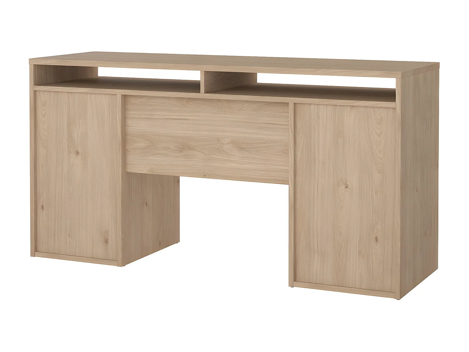 FunctionPlus bureau 2 deuren 2 laden okkernoot decor.