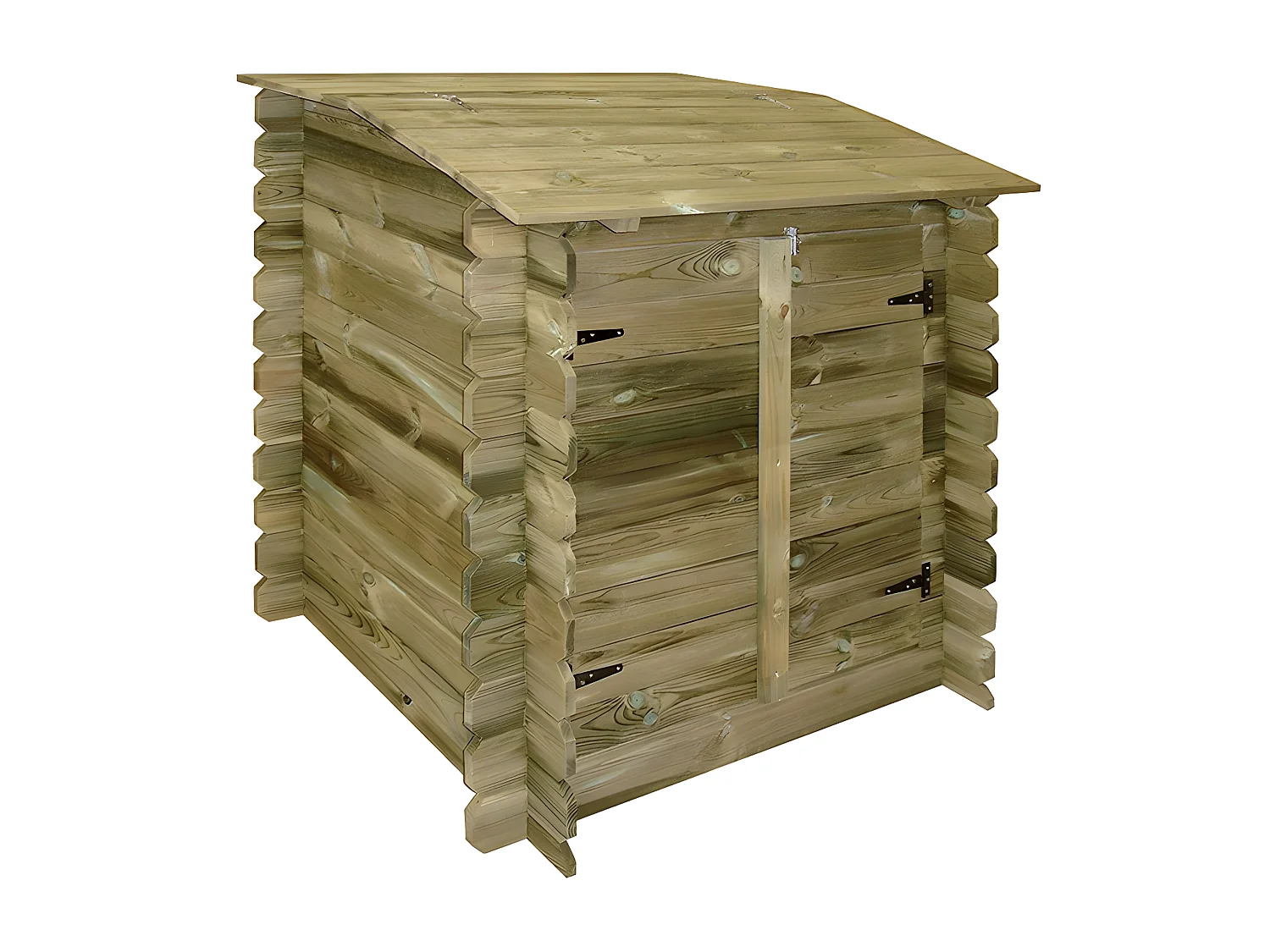 Coffre filtration piscine en bois - Ubbink