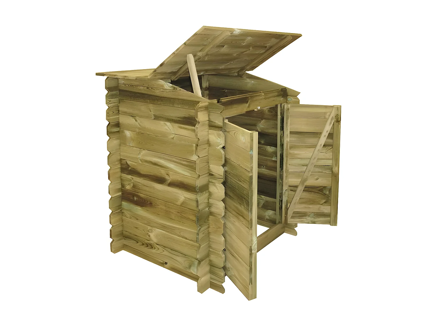 Coffre filtration piscine en bois - Ubbink