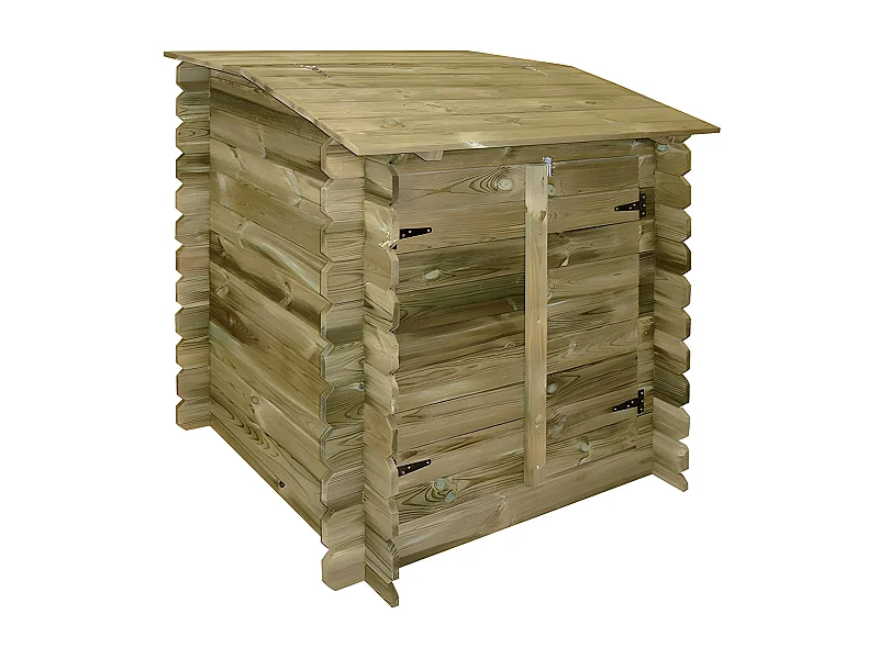 Coffre filtration piscine en bois - Ubbink