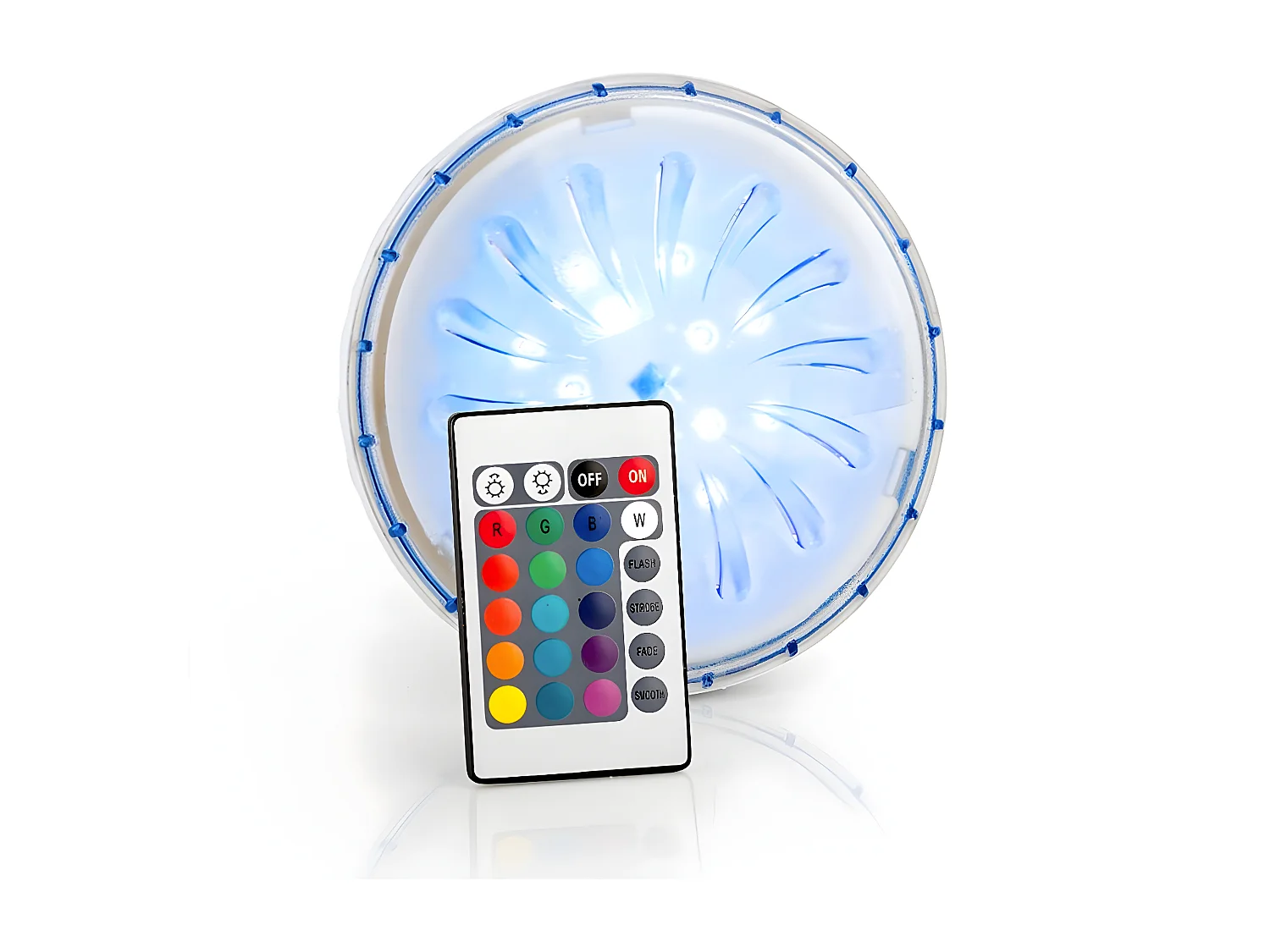 Foco LED de colores para piscina elevada de acero - Gré