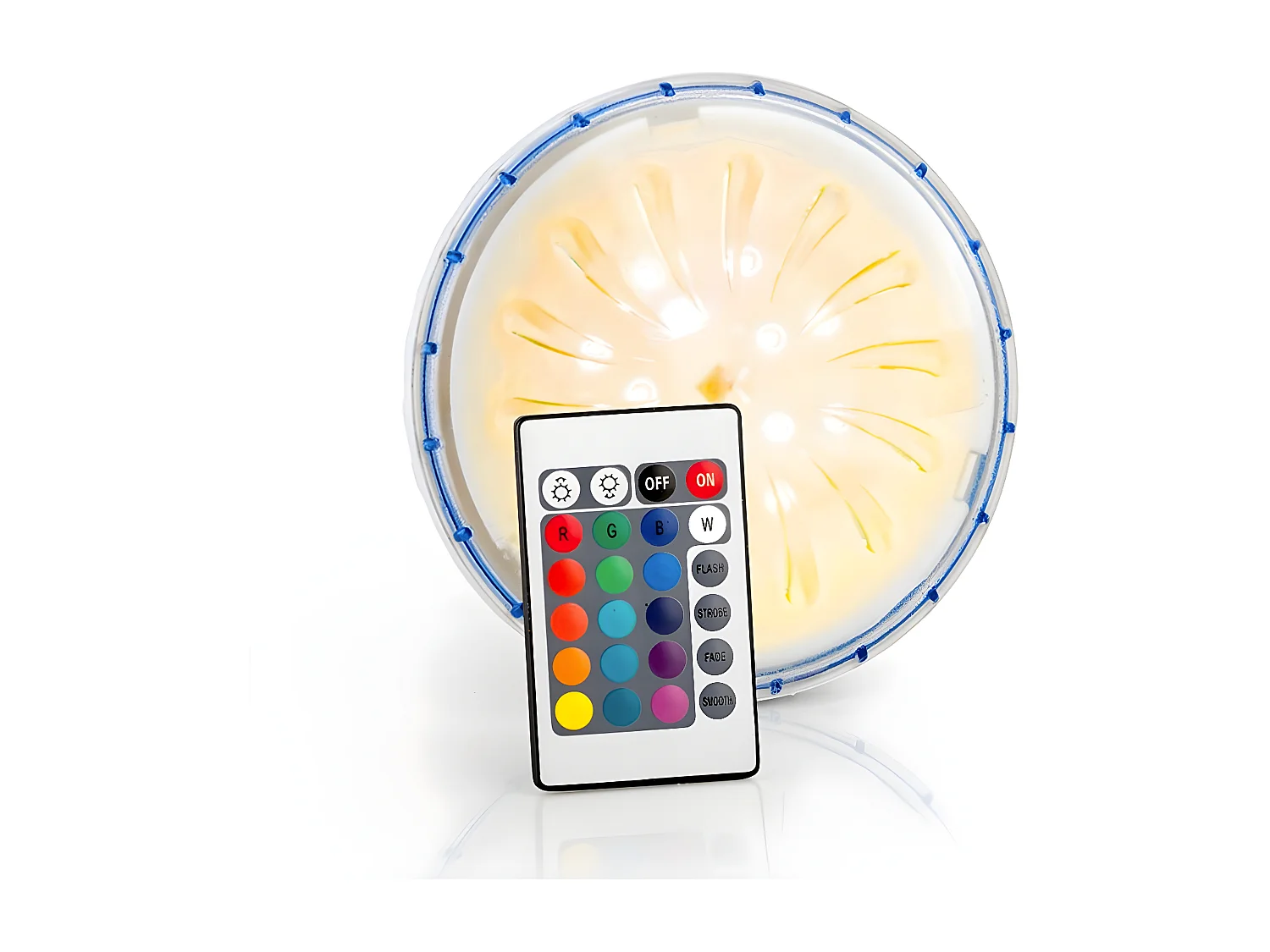 Foco LED de colores para piscina elevada de acero - Gré