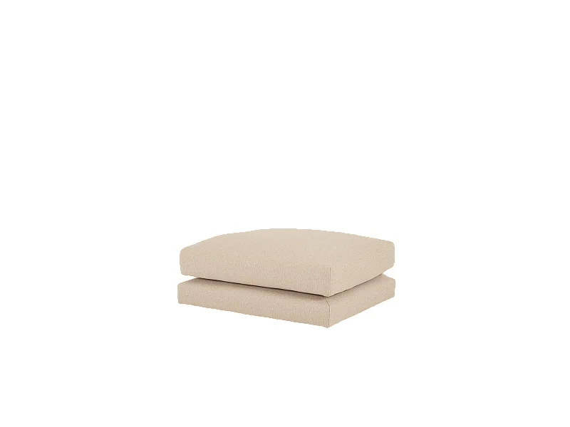 Puff beige de 97x80cm - LAIA - DECOWOOD