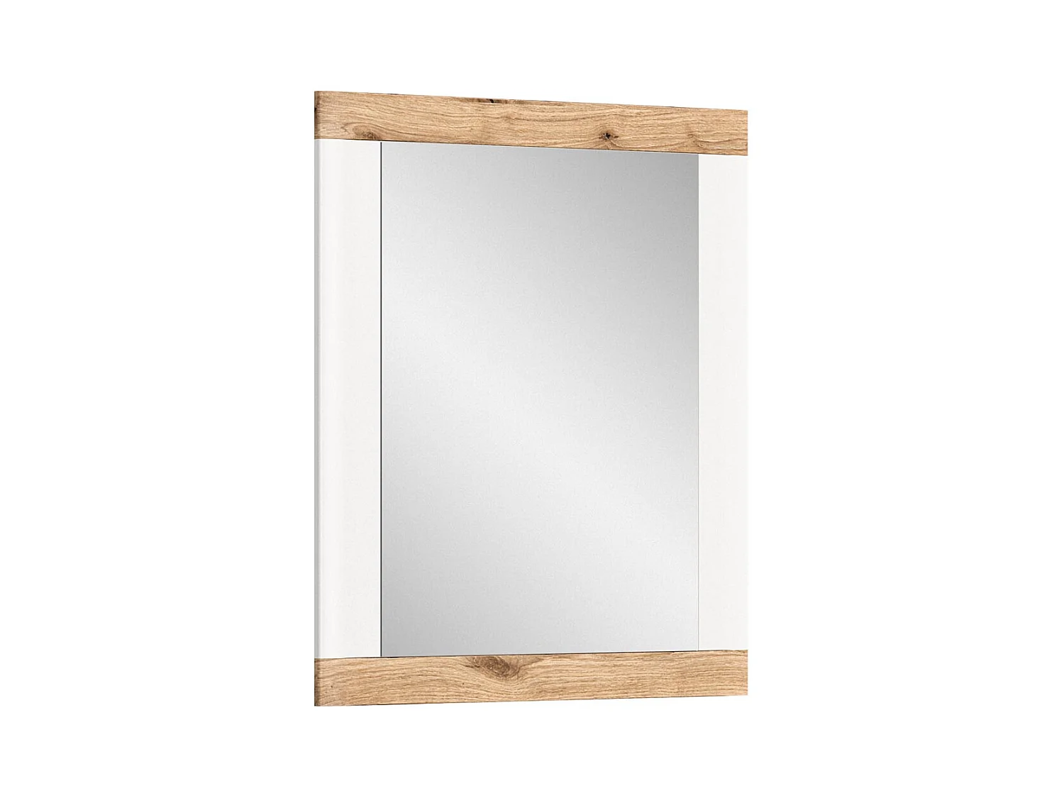 Laredo miroir miroir,chêne décor,blanc.