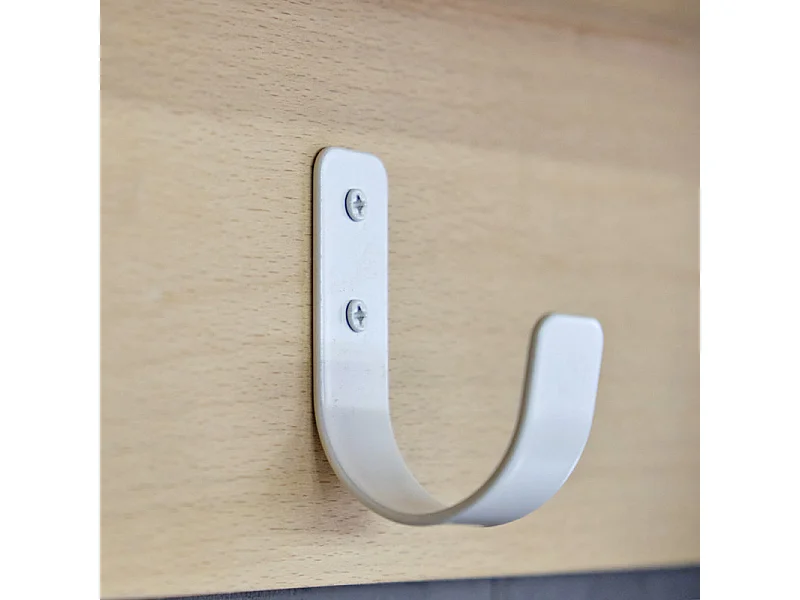 Meuble d'entrée / Porte manteau en bois de hêtre - LONNY 9920