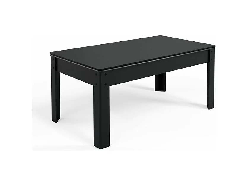 Billard Américain convertible ALLIANCE 5FT - 183 x 102 cm avec accessoires et plateau dînatoire - Couleur Ebène