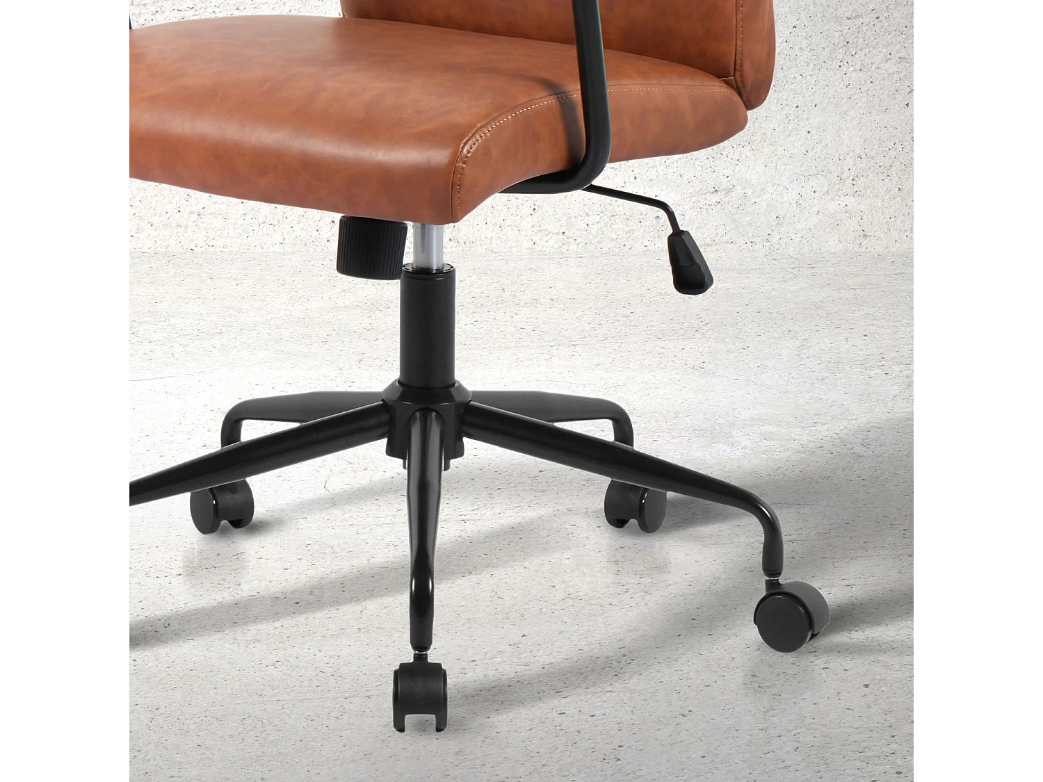 Silla de estudio A91-99cm x L64cm x F70cm - marron - Oli