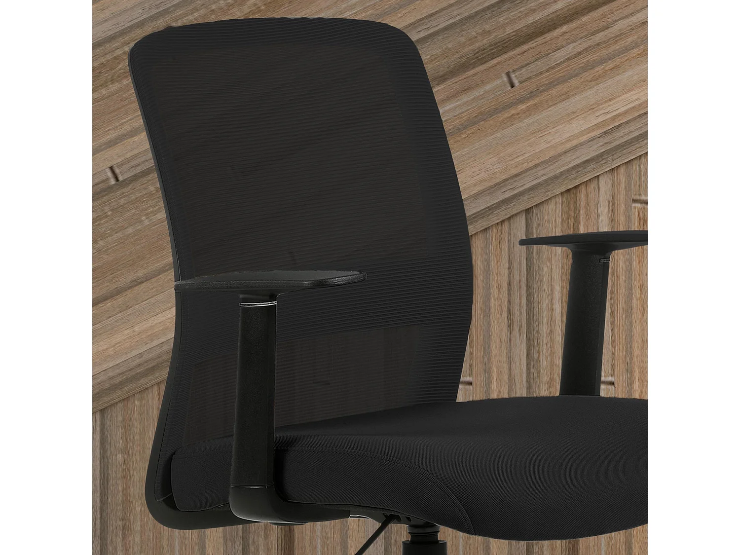 Silla de estudio A87-94cm x L61cm x F59cm - negro - Devon