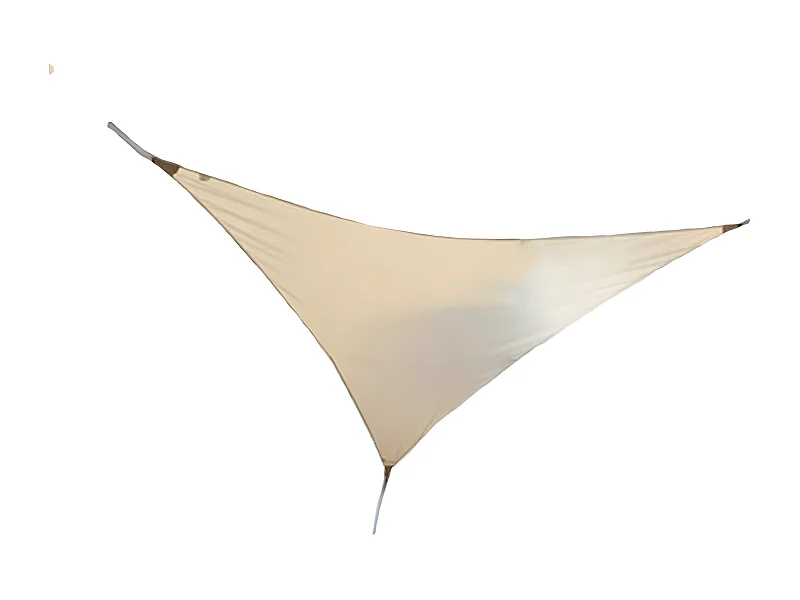 Voile d'ombrage triangulaire SERENITY 3,60 x 3,60 x 3,60 m - Sable - Jardiline