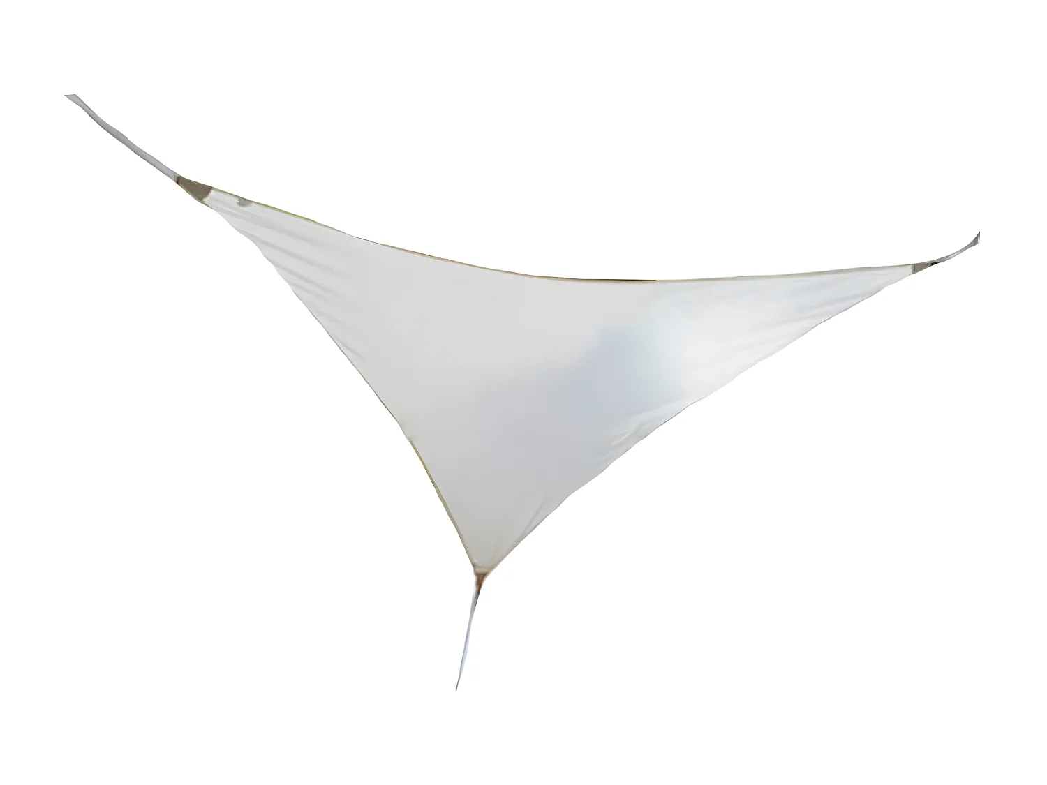 Voile d'ombrage triangulaire SERENITY 3,60 x 3,60 x 3,60 m - Blanc - Jardiline
