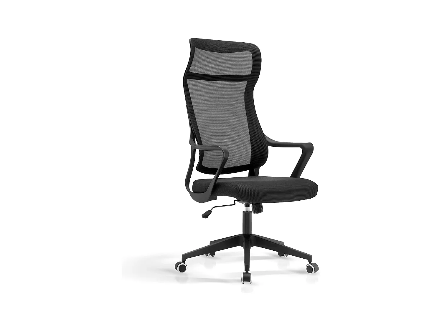Fauteuil de bureau H117-127cm x L67cm x P69cm - noir - Remi