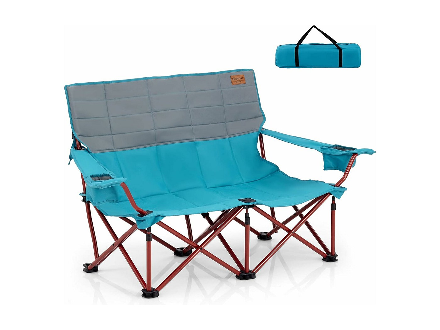Lot De 2 Sacs De Rangement Pour équipement Camping - 100 X 30 Cm - Polyester étanche - Fermeture Cordon - Pour Chaises, Tapis Yoga, Cannes à Pêche