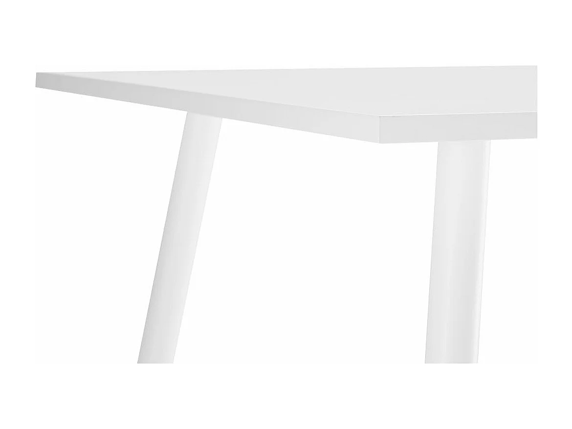 Table à manger carrée SQUARE en métal blanc - 80x80 cm