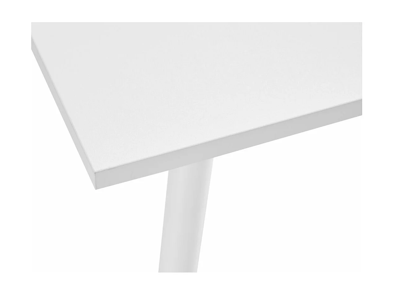 Table à manger carrée SQUARE en métal blanc - 80x80 cm