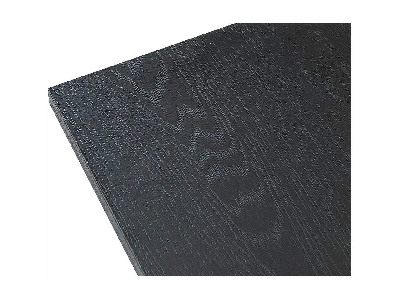 Table à manger PAYTON avec pieds métal noir - 160x90 cm