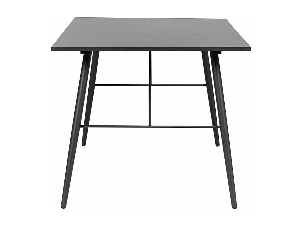 Table à manger PAYTON avec pieds métal noir - 160x90 cm