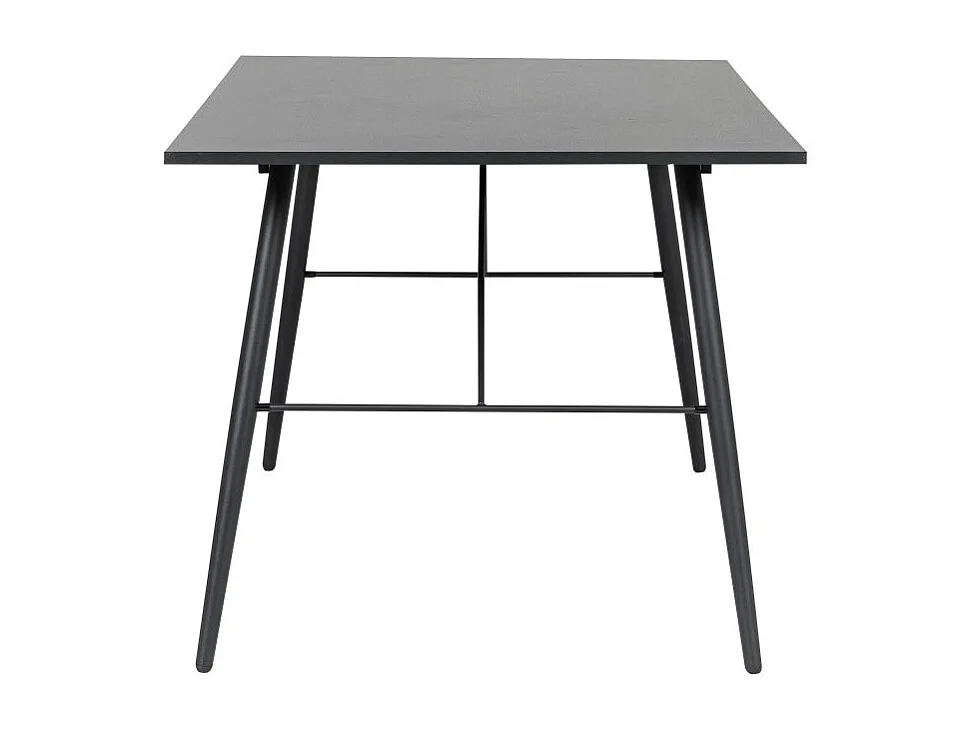 Table à manger PAYTON avec pieds métal noir - 160x90 cm