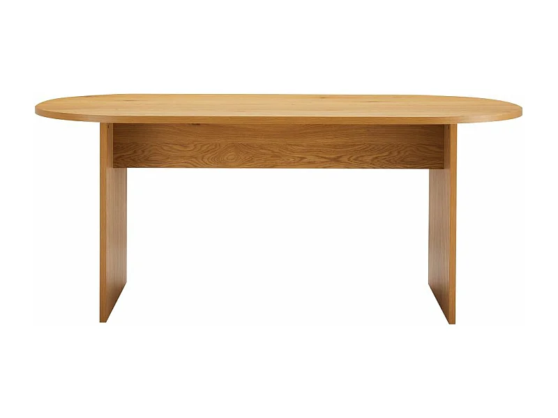 Table à manger GOYA finition chêne - 180x90 cm - Bois