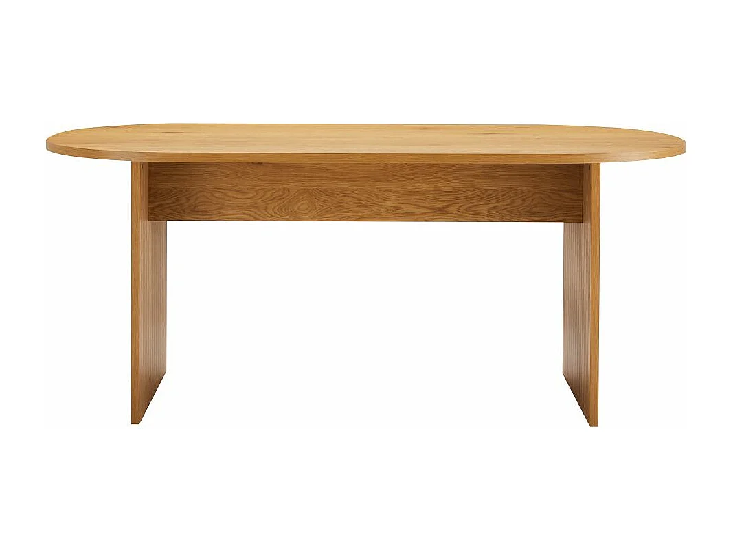 Table à manger GOYA finition chêne - 180x90 cm - Bois