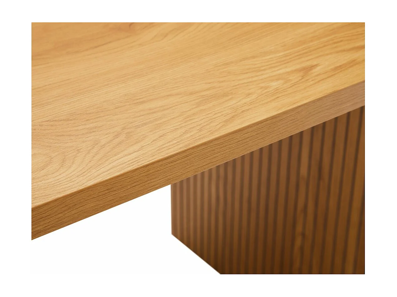 Table à manger GOYA finition chêne - 180x90 cm - Bois