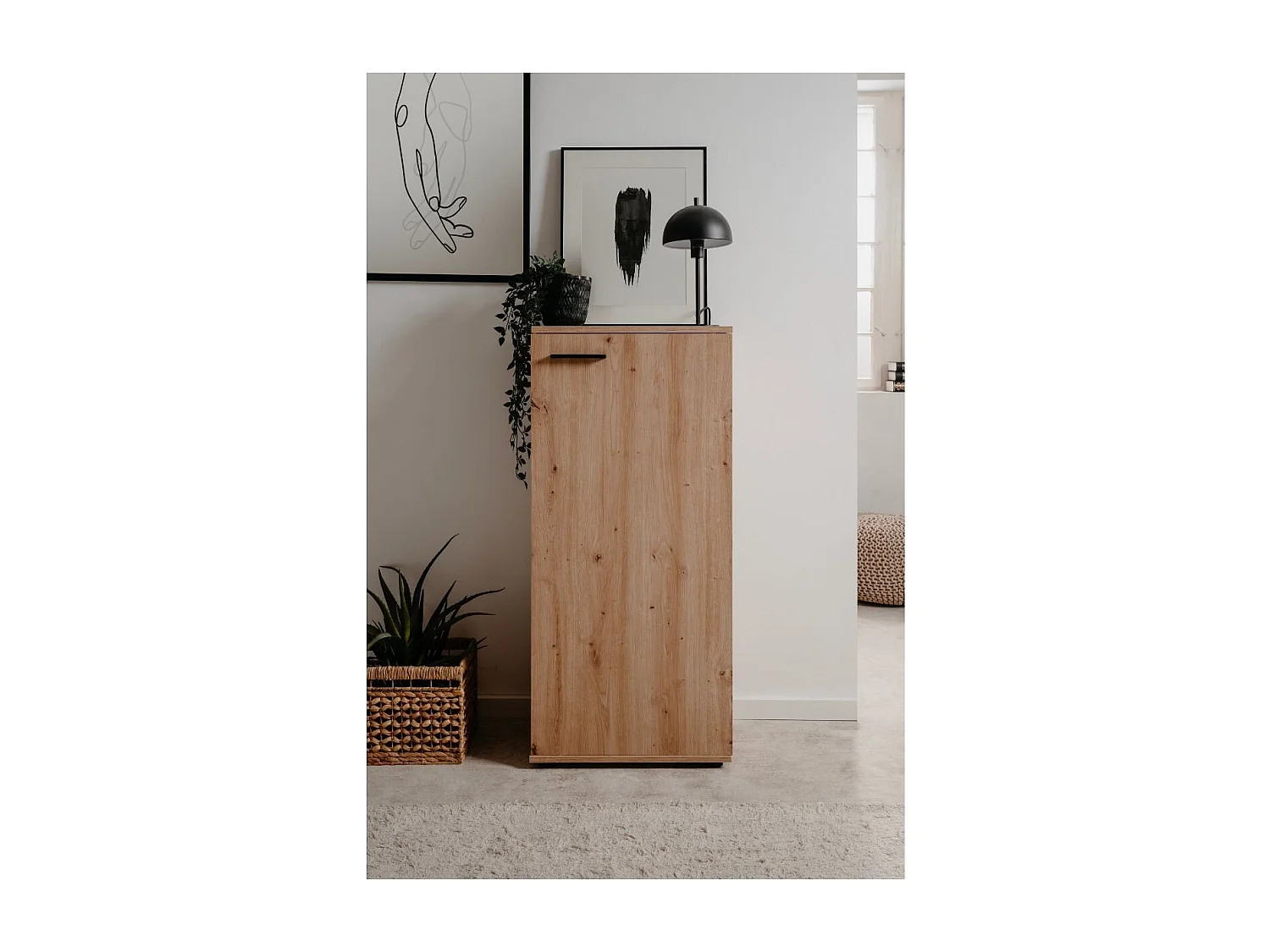 Schoenenkast met 6 compartimenten Satos - L50 cm