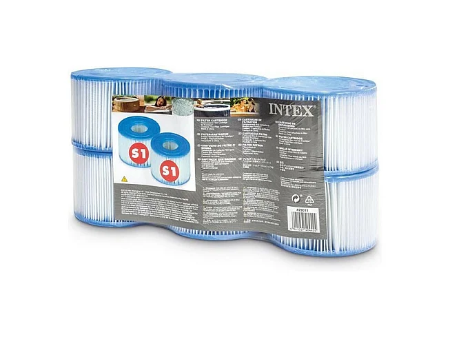 Lot de 6 cartouches de filtration S1 pour spa gonflable Intex
